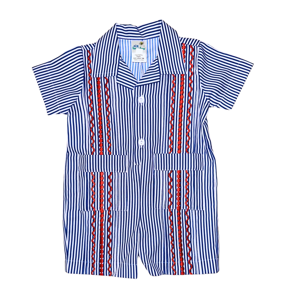 Gameday Royal Blue Romper