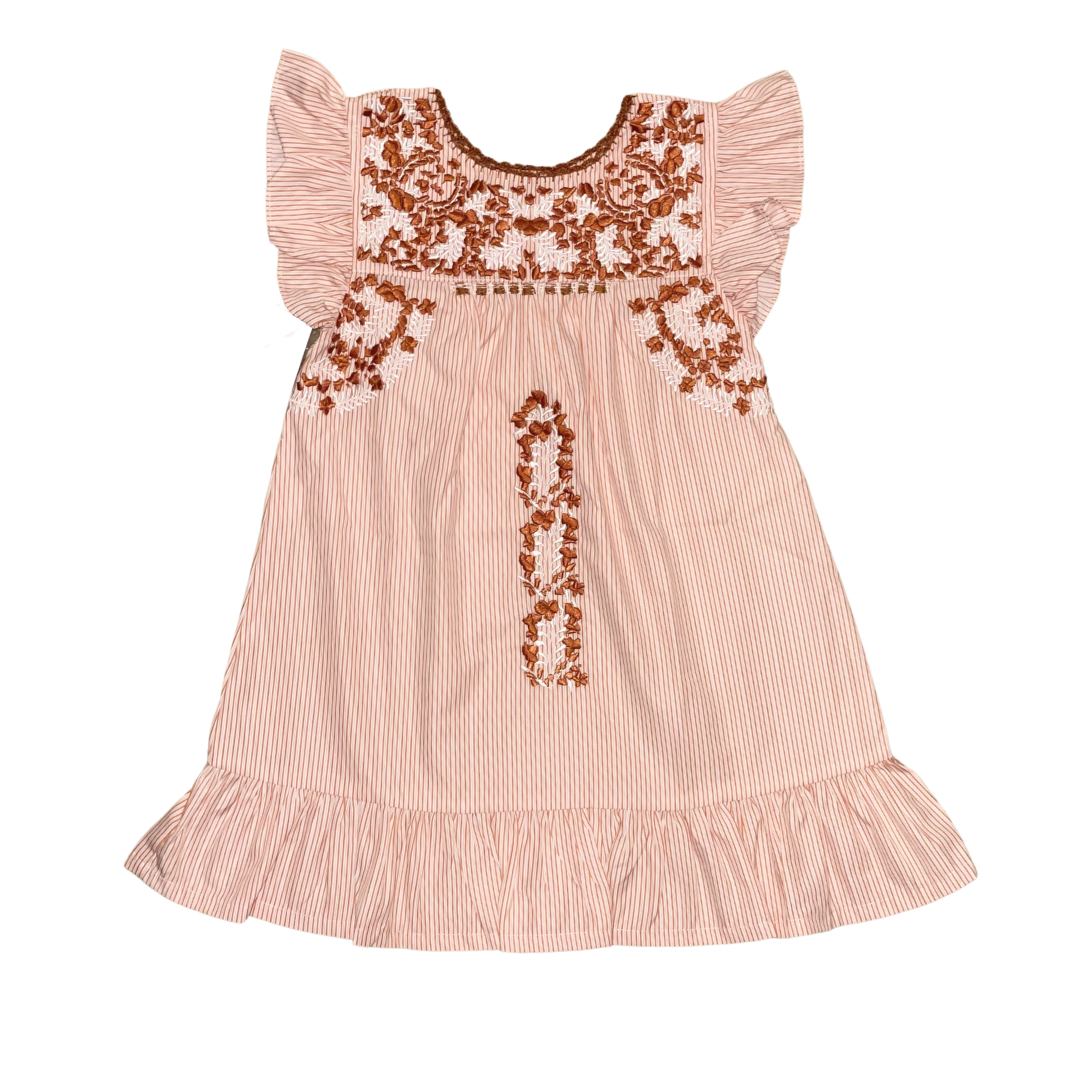 Longhorn Stripe Ruffle Puebla Dress 12 Longhorn Stripe Ruffle Puebla Dress 12